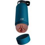 Pipedream PDX Plus Fuck Flask Private Pleaser Discreet Stroker Blue Bottle Brown | Shoptok.si
