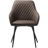 Unique Furniture Smeđa blagovaonska stolica od umjetne kože Milton – | shoptok.hr