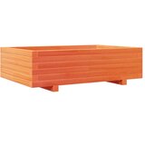 Furnova Vrtno cvetlično korito vošč. rjavo 90x60x26,5 cm trdna borovina, (21920926) | Shoptok.si