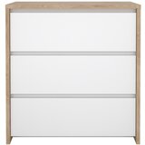 Tvilum Bela/v naravni barvi komoda v hrastovem dekorju 80x84x48 cm Next – | Shoptok.si