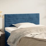 vidaXL Uzglavlje tamnoplavi 90x5x78/88 cm baršunasti Cijene