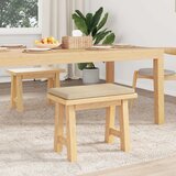  Jastučić za klupu Mikrovlakna Krem Dubina 35 cm - Krem 60 x 38 x 6 5 cm | shoptok.hr