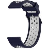  Silikonski remen za pametni sat &quot;dots&quot; plavo-bijeli 22mm cijene