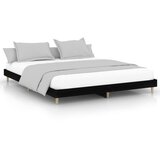  Okvir za krevet crni 150x200 cm konstruirano drvo | shoptok.hr