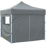 vidaXL Zložljivi pop-up šotor za zabave 4 stranice 3x3 m antracit | Shoptok.si