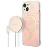 Guess SET MAGSAFE POLNILEC + OVITEK ZA IPHONE 14 6.1 ROZA, (21834894) Cene