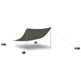 Nadstrešnica za plažu s pješčanim sidrima siva 304 x 300 cm | shoptok.hr