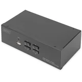 KVM Switch, 4 Port, Dual Display, 4K, DisplayPort®