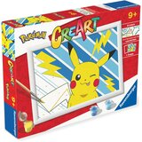Pokemon Set za slikanje CreArt Pikachu, 18 x 24 cm | shoptok.hr