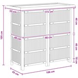 Vanjski bar stol Prirodna 115 x 55 x 105 cm Bambus | shoptok.hr