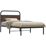 Maison Chic Posteljni okvir - Enojna postelja - Postelja za odrasle brez vzmetnice 100x200 cm rjav hrast inž. les-J6482, (21761473) | Shoptok.si