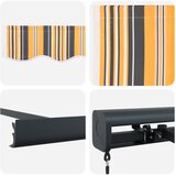  Povlačivi tende Šareni 300 x 250 cm Platno i Aluminij | shoptok.hr