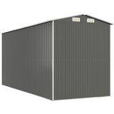  Vrtno spremište svjetlosivo 192x440x223 cm pocinčani čelik | shoptok.hr