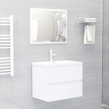  2-dijelni set kupaonskog namještaja bijeli konstruirano drvo | shoptok.hr