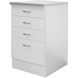 XXXL Kuhinjska Spodnja Omarica Wito, Bela, Barva Hrasta | Shoptok.si