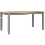  Blagovaonski stol Corona sivi 160x80x75 cm od masivne borovine | shoptok.hr