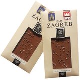 Vrsna Chocolates Old Zagreb, mliječna s kakaovim sjemenkama, 75g | shoptok.hr