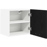 vidaXL Viseča omarica Riga 2 pcs Črni hrast in bela 40 x 31 x 40 cm | Shoptok.si