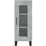  Visoka komoda siva betona 34 5x34x180 cm od konstruiranog drva | shoptok.hr