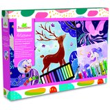 SYCOMORE Artissimo – XXL ustvarjalni set – akvarel, pasteli in akrilne barve – magične živali | Shoptok.si
