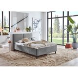 Meise Möbel Sivi tapecirani bračni krevet s podnicom 140x200 cm Piano – | shoptok.hr