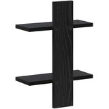  Zidna polica Crni hrast 30 x 13.5 x 43 cm Prerađeno drvo | shoptok.hr