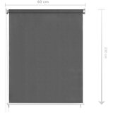  Vanjska roleta za zamračivanje 60 x 230 cm antracit | shoptok.hr