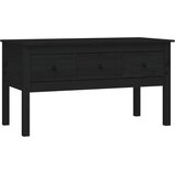  Stolić za kavu crni 102x49x55 cm od masivne borovine | shoptok.hr