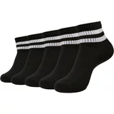Urban Classics Accessoires Sporty Half Cuff Logo Socks 5-Pack black