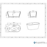  Kada Samostojeća 150×80 slim SkySea Eckle | Eponuda.ba