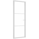  Unutarnja vrata 76 x 201,5 cm Bijela od ESG stakla i aluminija | shoptok.hr
