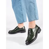 Sergio Leone Green low-heeled shoes by | Shoptok.si