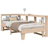  Knjižna postelja brez vzmetnice 90x200 cm trdna borovina | Shoptok.si