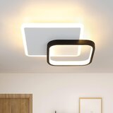 Nettlife LED stropna svetilka 3000K 24,5 cm 22 W svetilka za hodnik modernega dizajna kuhinjska svetilka črne barve za spalnico in dnevno sobo, (22111202) | Shoptok.si