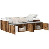  Krevetna konstrukcija Staro drvo 80 x 200 cm Konstruirano drvo | shoptok.hr