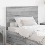  Uzglavlje s uzglavljem Siva Sonoma 100 cm Konstruirano drvo | shoptok.hr