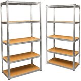 Blow 69-110 – Metalni skladišni regal s 5 polica, 180 × 90 × 40 cm, nosivost 900 kg, set 2 komada | Shoptok.si