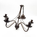  Luster na lancu ANTON 5xE14/15W/230V bronzan | Eponuda.com