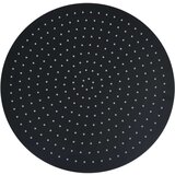  Glava za tuš od nehrđajućeg čelika 50 cm okrugla crna | shoptok.hr