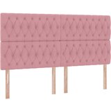  s madracem i skladištem Ružičasta 180 x 200 cm Baršun | shoptok.hr