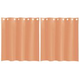 Voile zavjese s ušicama 2 kom terakota | Shoptok.si