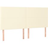  box spring s madracem LED krem 200x200cm od umjetne kože | shoptok.hr