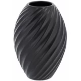 Morsø Vaza iz črnega porcelana River, višina 16 cm