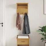  Zidna vješalica za kapute SANDNES 43x30x42 cm puno drvo bor | shoptok.hr