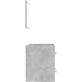  Kupaonski ormarić s ogledalom Siva betona 41 x 38,5 x 48 cm | shoptok.hr