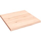 Maison Chic Stenska polica - Viseča Polica 40x40x2 cm neobdelana trdna hrastovina, (21784565) Cene