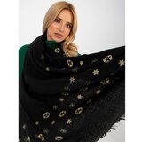 Fashion Hunters Women's black patterned scarf Cene