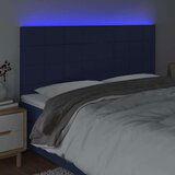  Uzglavlje plavo 160x5x118/128 cm od tkanine | shoptok.hr