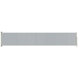 vidaXL Uvlačiva bočna tenda za terasu 117 x 600 cm siva | shoptok.hr