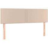  Krevet s oprugama i madrac cappuccino 140x190cm od umjetne kože | shoptok.hr